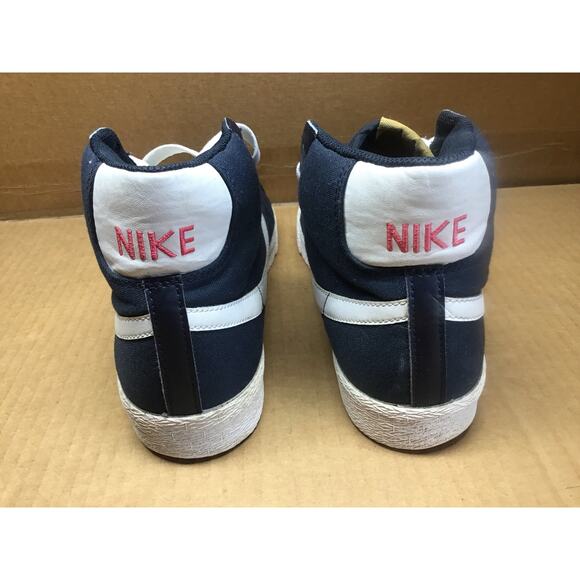 2008 Nike Blazer High Dark Obsidian Blue & Sunburst White Men 10.5  /  Ladies 12 main image 7